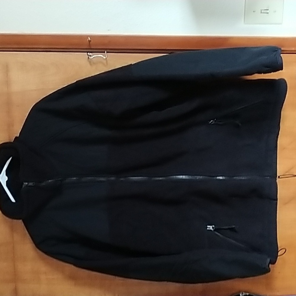 Black fuzzy jacket
